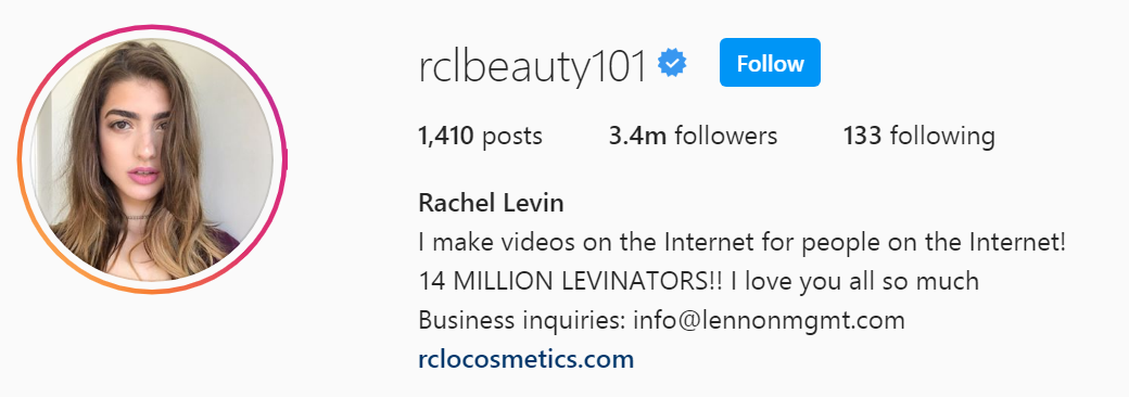 19 Top Beauty Influencer - Rachel Levin