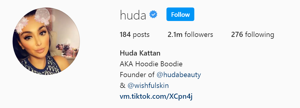 27 Top Beauty Influencer - Huda Kattan