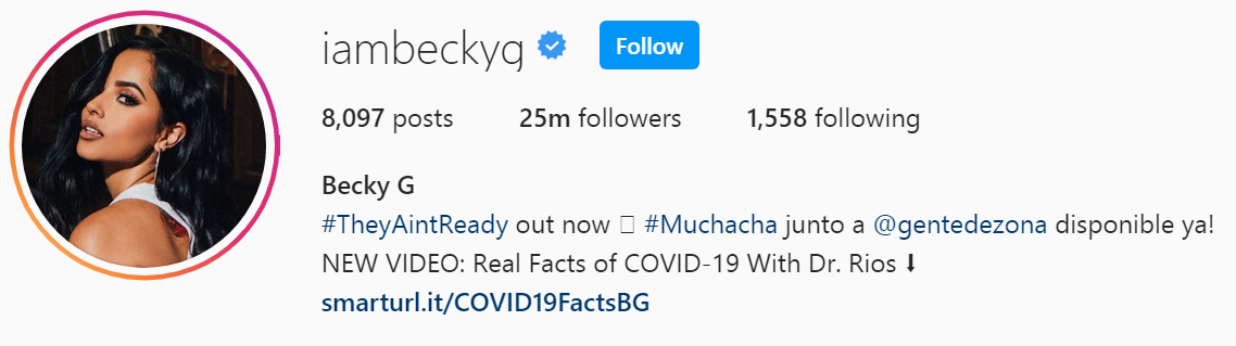 3 Top Beauty Influencer - Becky G