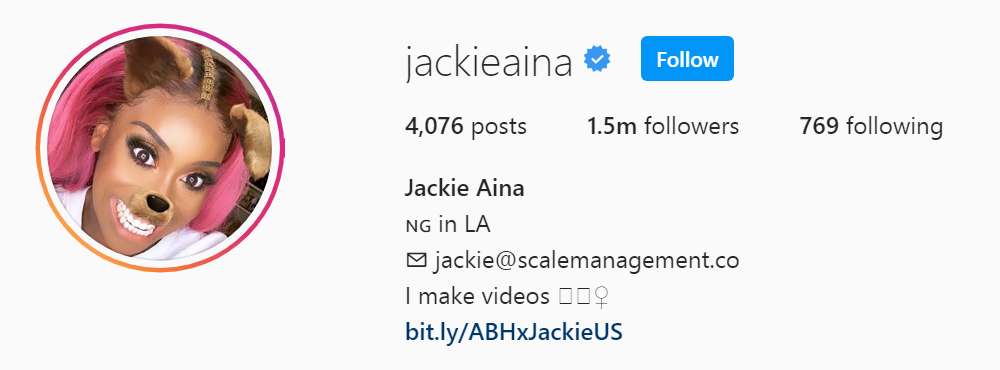 34 Top Beauty Influencer - Jackie Aina