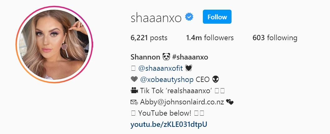 36 Top Beauty Influencer - Shaaanxo