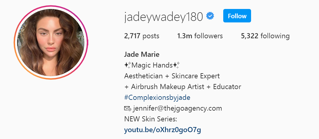 42 Top Beauty Influencer - Jade Marie