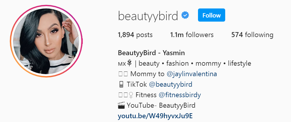 45 Top Beauty Influencer - Yasmin Maya