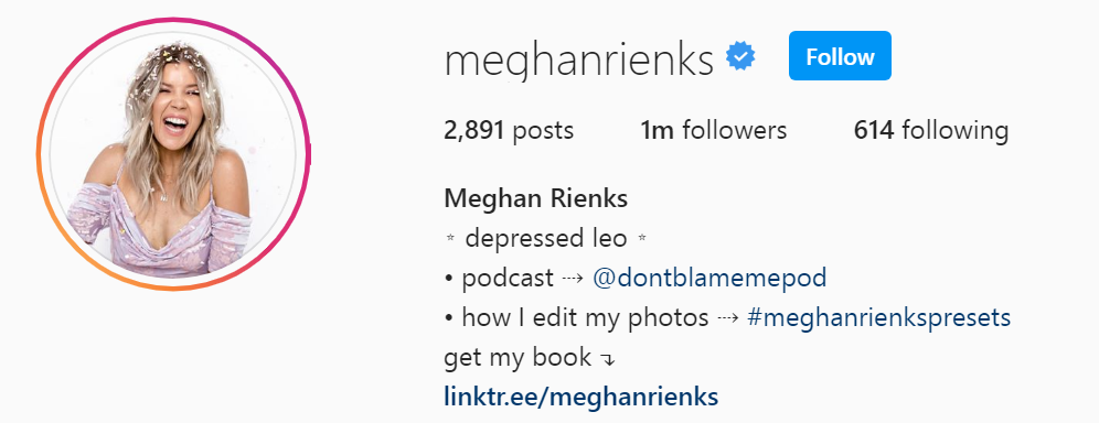 47 Top Beauty Influencer - Meghan Rienks