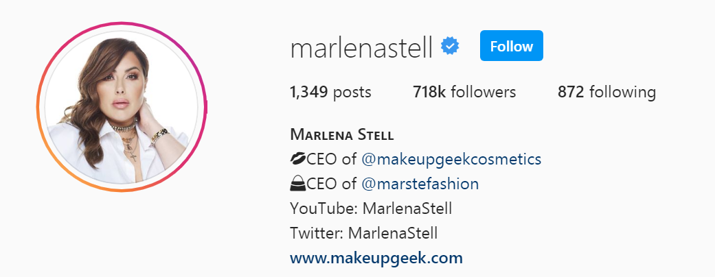 51 Top Beauty Influencer - Marlena Stell