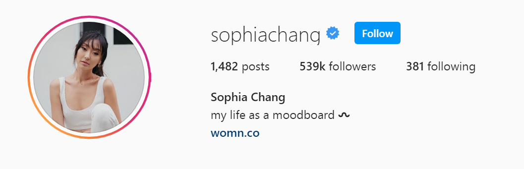 55 Top Beauty Influencer - Sophia Chang