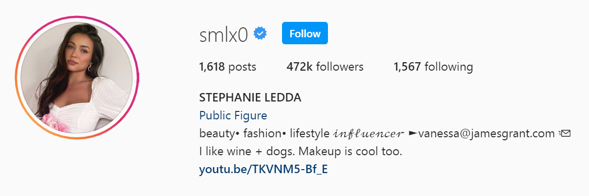 57 Top Beauty Influencer - Stephanie Ledda