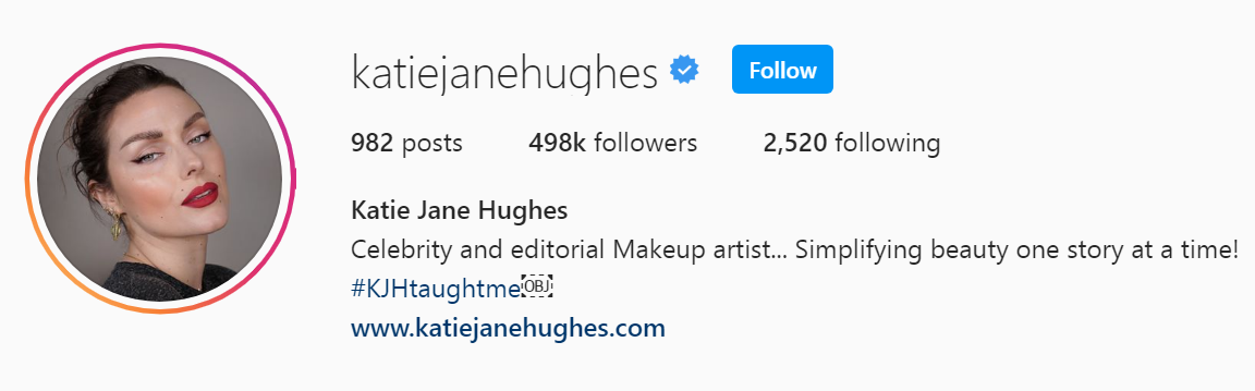 59 Top Beauty Influencer - Katie Jane Hughes