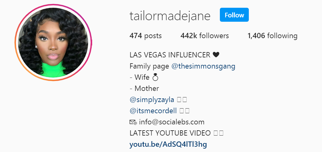 61 Top Beauty Influencer - Tailor Made Jane