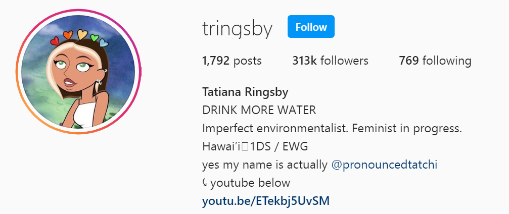 70 Top Beauty Influencer - Tatiana Ringsby