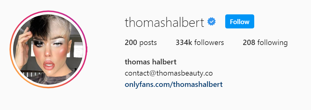 71 Top Beauty Influencer - Thomas Halbert