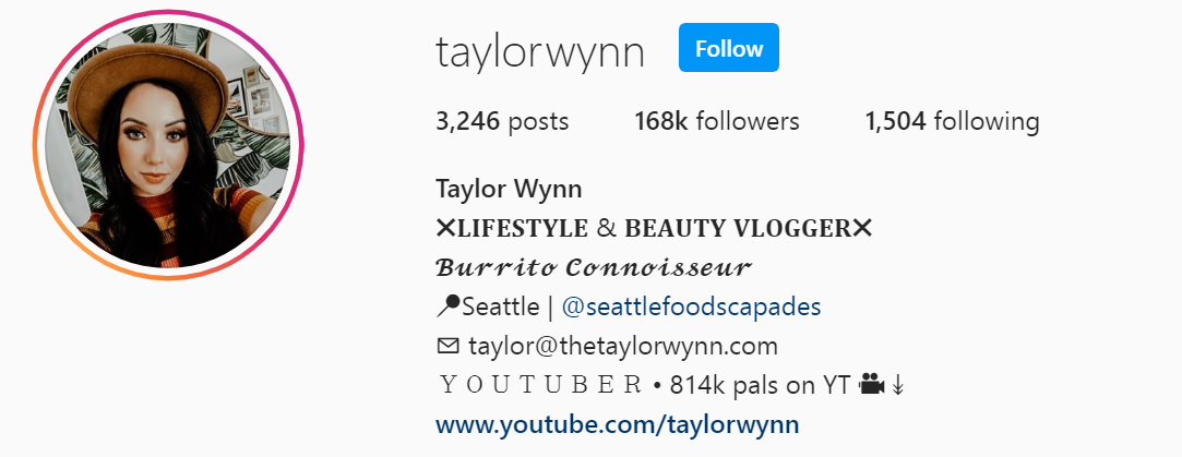 85 Top Beauty Influencer - Taylor Wynn
