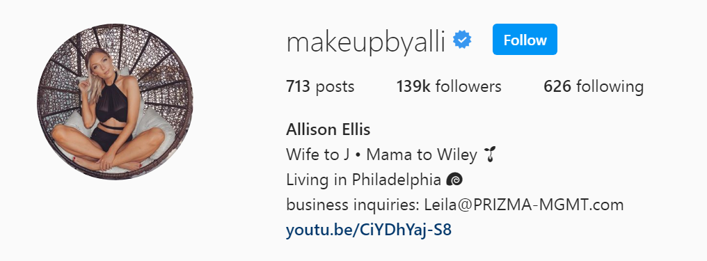 87 Top Beauty Influencer - Allison Ellis