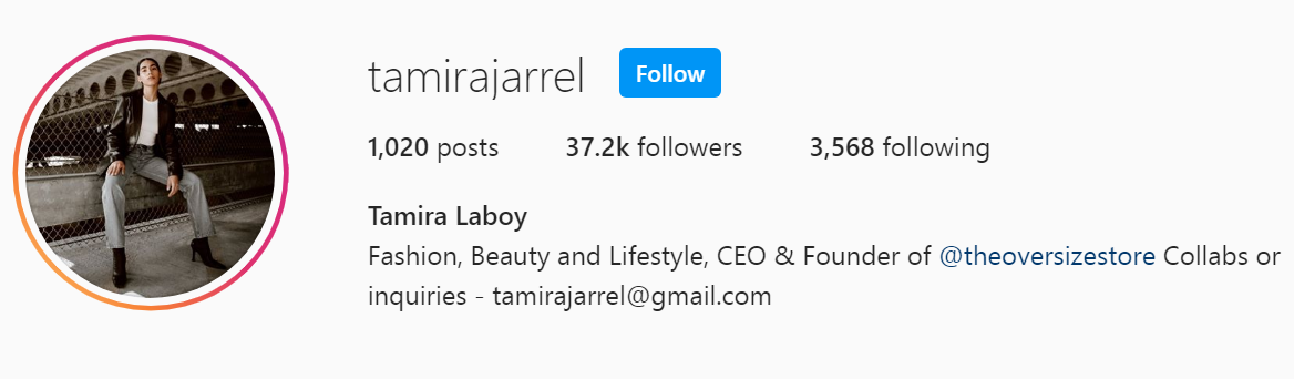 95 Top Beauty Influencer - Tamira Laboy