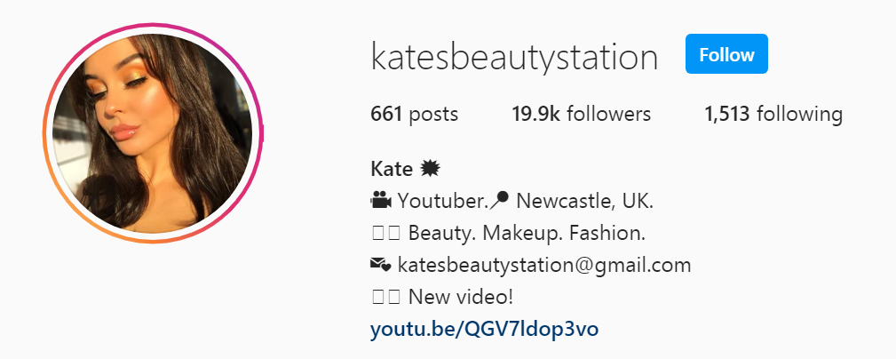 99 Top Beauty Influencer - KatesBeautyStation