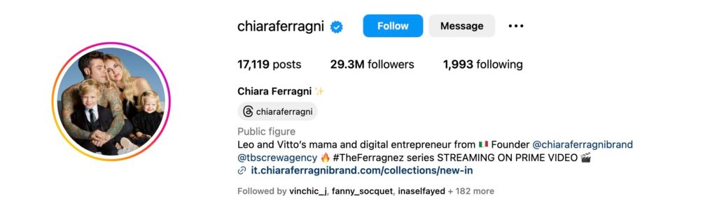 Top Beauty Influencer - Chiara Ferragni top beauty influencers - Chiara Ferragni