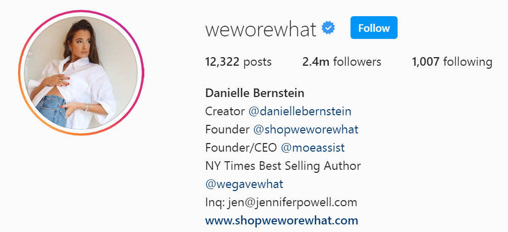 1 1 Top NYC Influencer - Danielle Bernstein