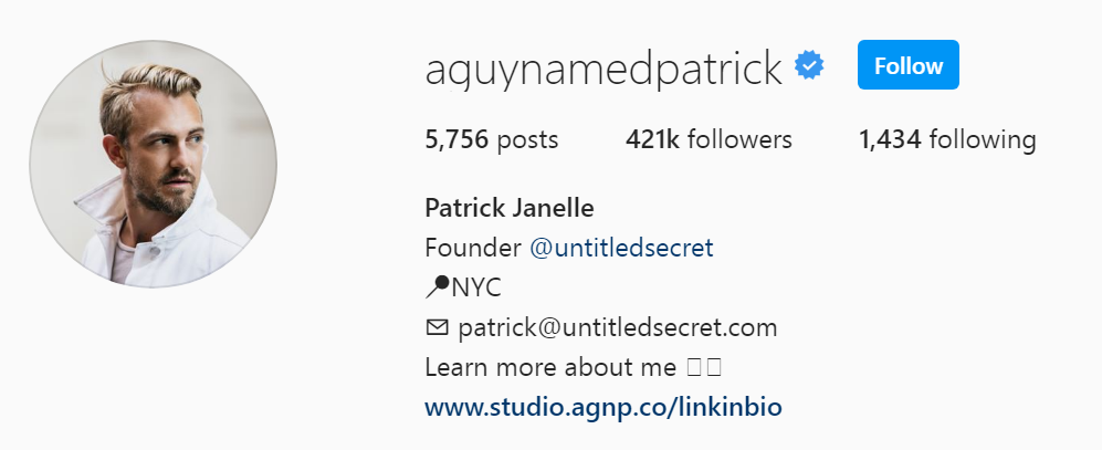 18 Top NYC Influencer - Patrick Janelle