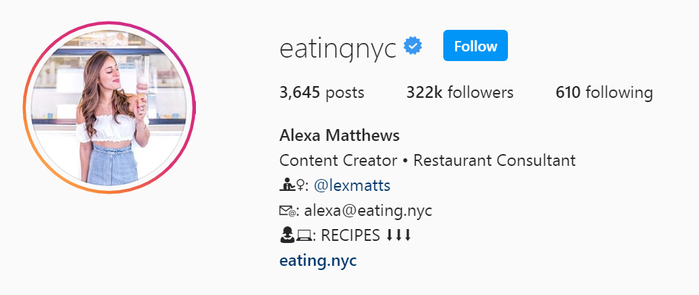 25 Top NYC Influencer - Alexa Matthews