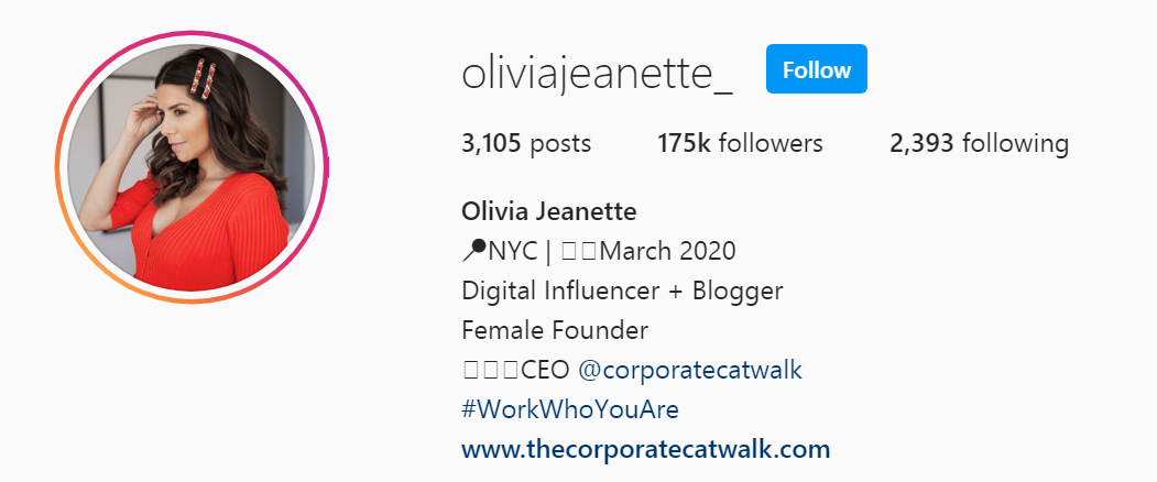 38 Top NYC Influencer - Olivia Jeanette