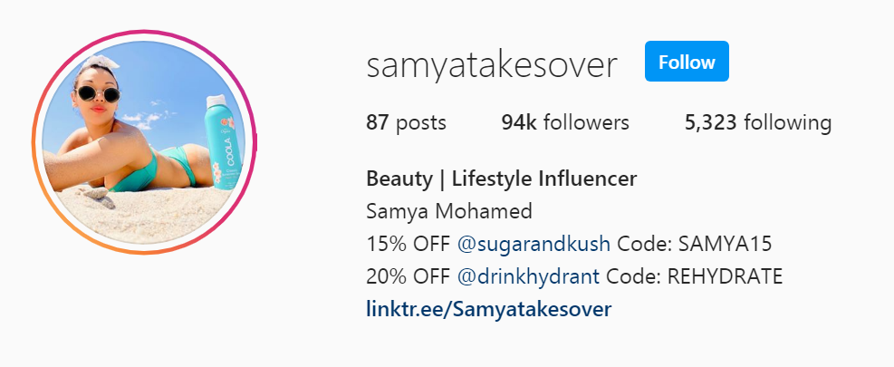 48 Top NYC Influencer - Samya Mohamed