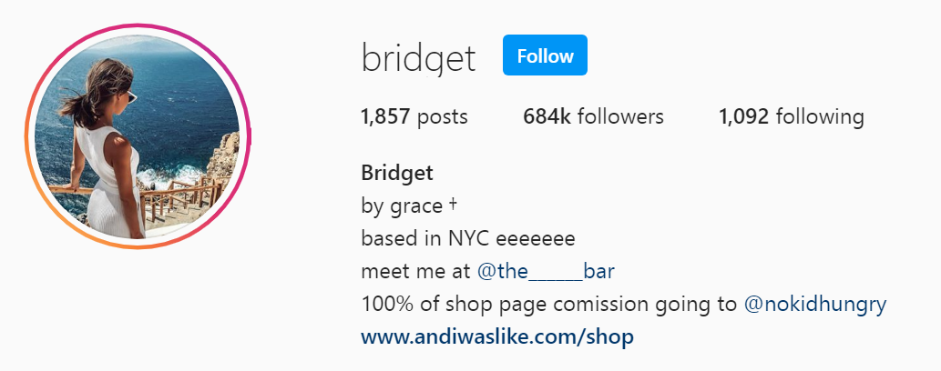9 Top NYC Influencer - Bridget