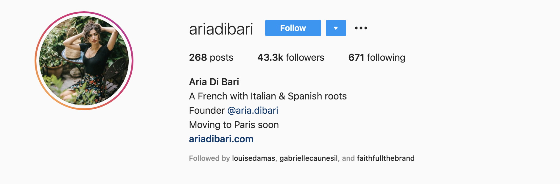 Screen Shot 2020 06 11 at 1.17.25 PM Top Fashion Influencers - Aria Di Bari
