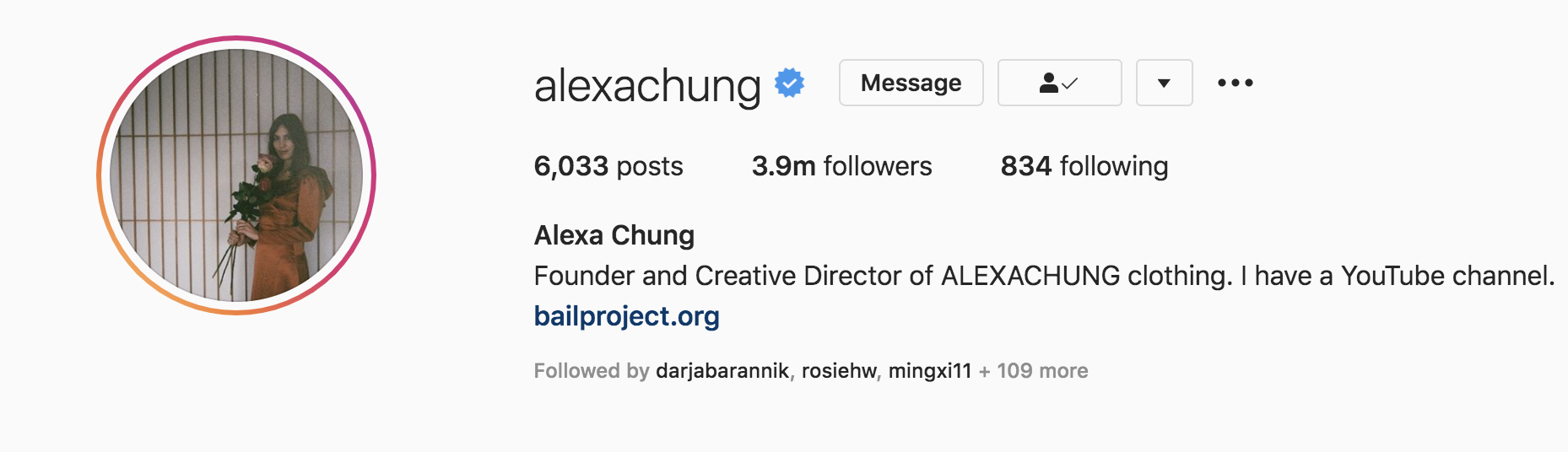Screen Shot 2020 06 11 at 10.43.03 AM Top Fashion Influencers- Alexa Chung