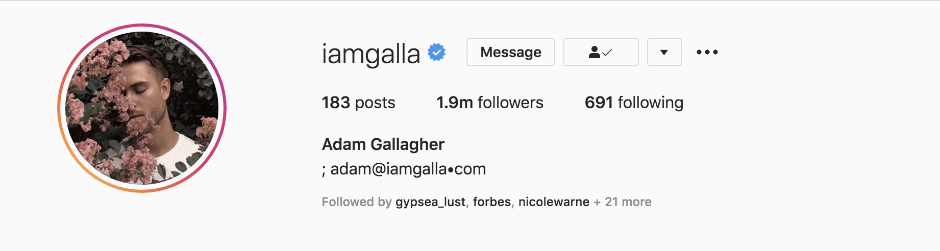 Screen Shot 2020 06 11 at 10.49.50 AM Top Fashion Influencers - Adam Gallagher