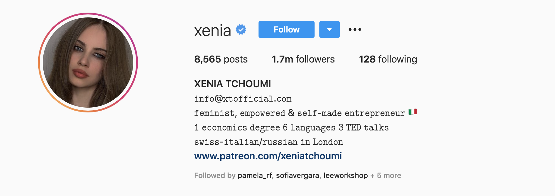 Screen Shot 2020 06 11 at 10.55.45 AM Top Fashion Influencers - Xenia Tchoumi