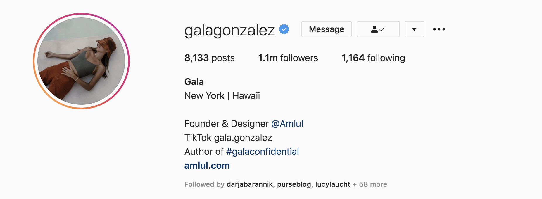 Screen Shot 2020 06 11 at 10.56.04 AM Top Fashion Influencers - Gala Gonzalez