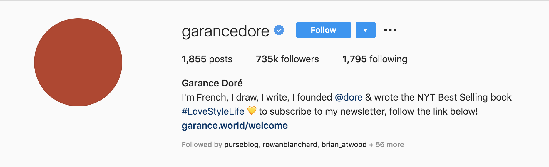 Screen Shot 2020 06 11 at 11.12.15 AM Top Fashion Influencers - Garance Dore