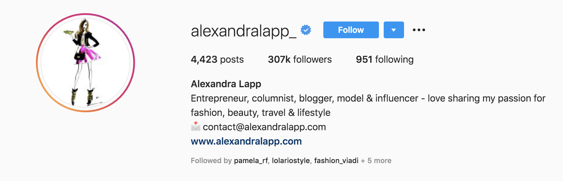 Screen Shot 2020 06 11 at 12.38.06 PM Top Fashion Influencers - Alexandra Lapp