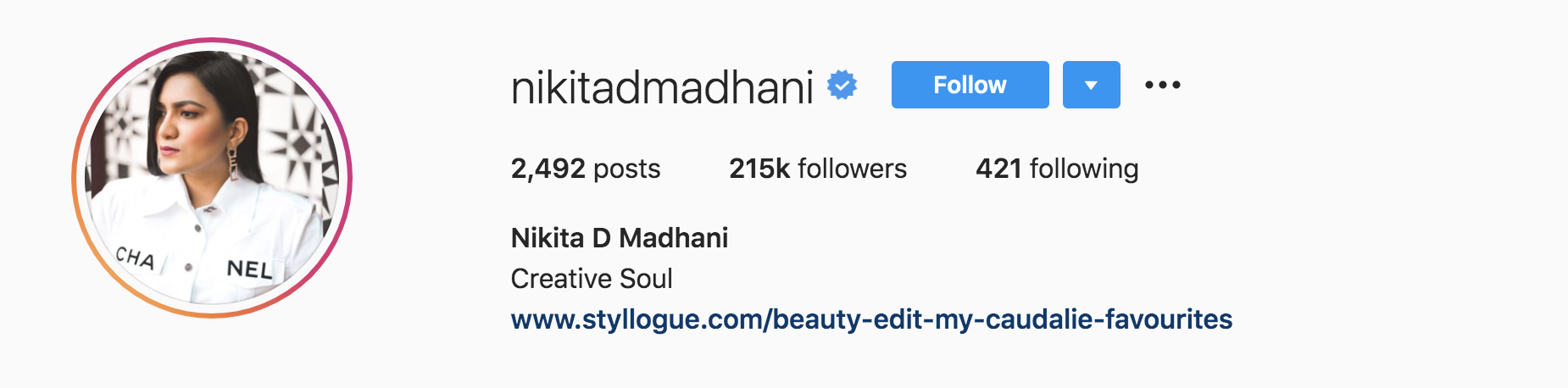 Screen Shot 2020 06 11 at 12.43.22 PM Top Fashion Influencers - Nikita Madhani