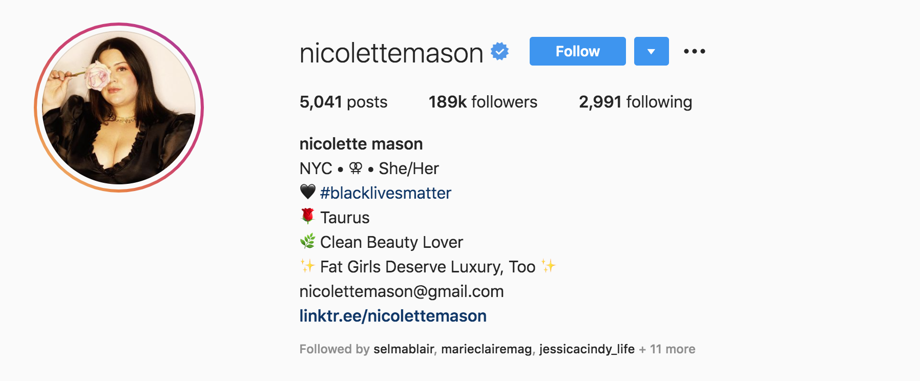 Screen Shot 2020 06 11 at 12.52.05 PM Top Fashion Influencers - Nicolette Mason