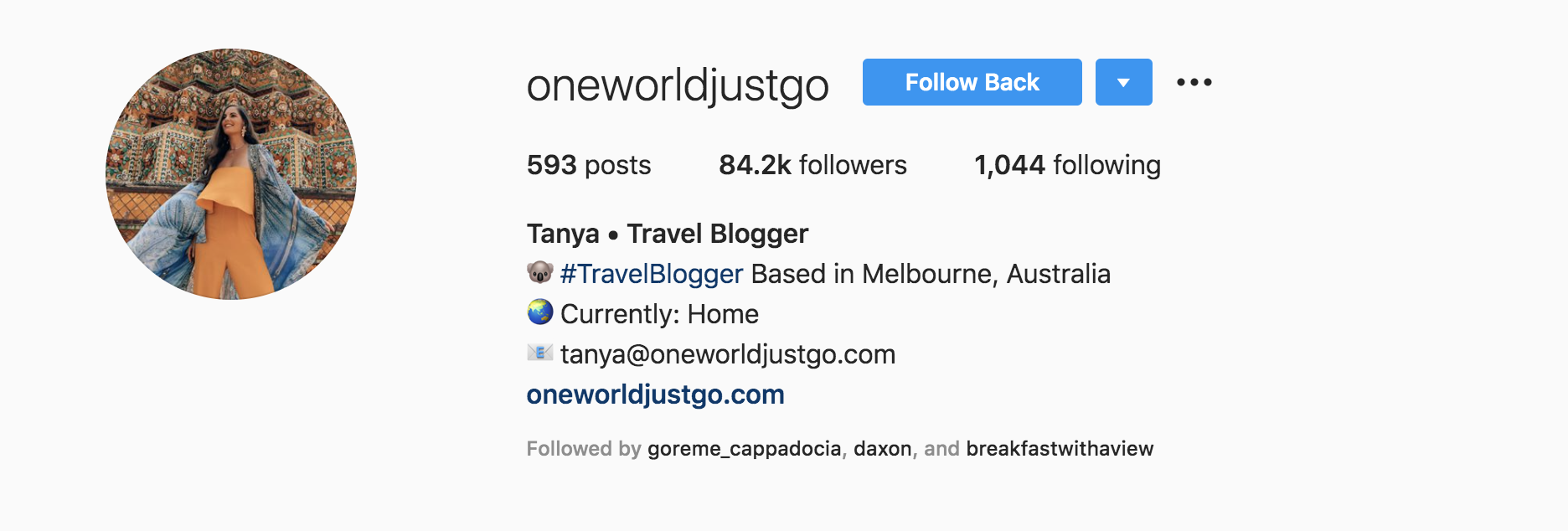 top travel instagrams