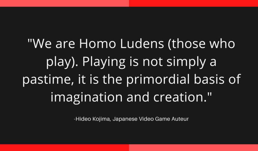 _We are Homo Ludens (those who play). Playing is not simply a pastime, it is the primordial basis of imagination and creation._ Top Gaming Influencers