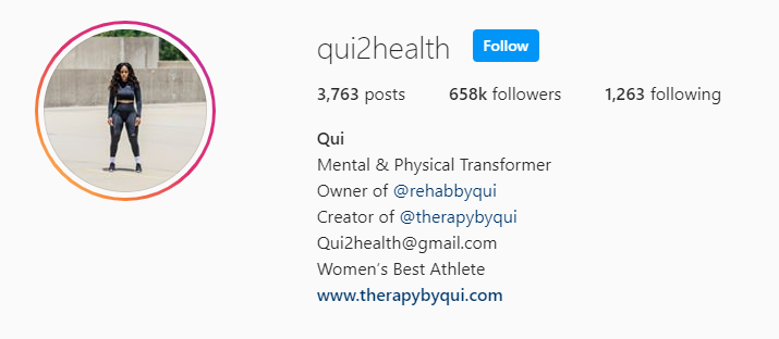 Top Fitness Influencer - Quianna Camper