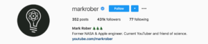 Mark rober Top Tech Influencers