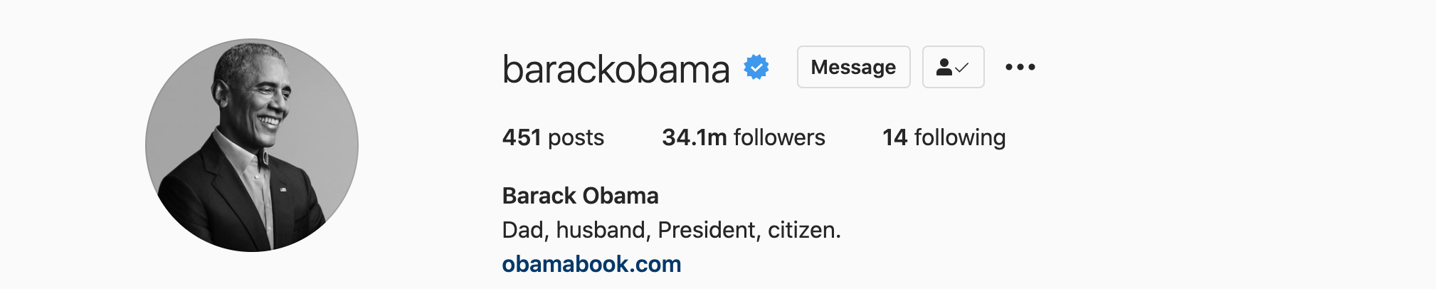 Barack Obama Top Instagram Influencers - BARACK OBAMA