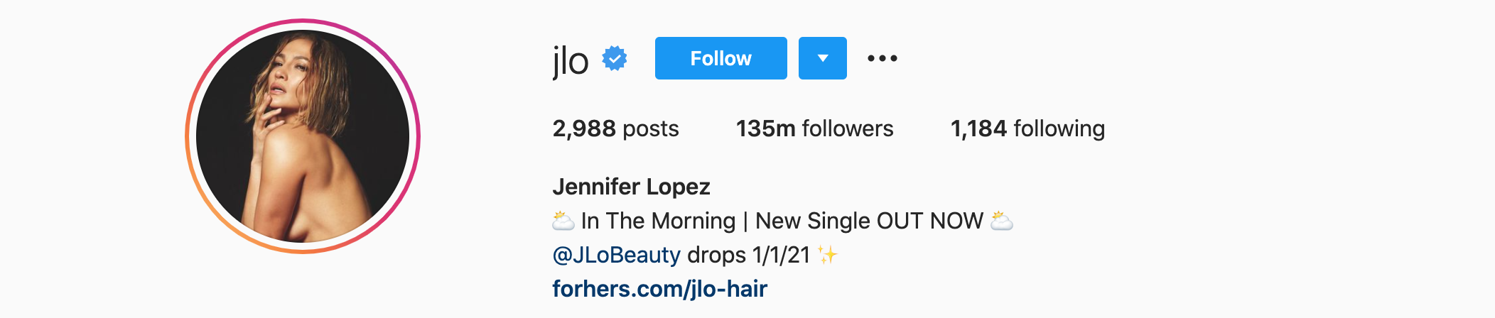 JLO Top Instagram Influencers - JENNIFER LOPEZ