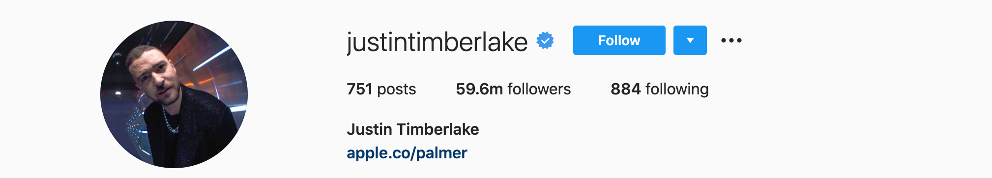 JUSTIN TIMBERLAKE Top Instagram Influencers - JUSTIN TIMBERLAKE
