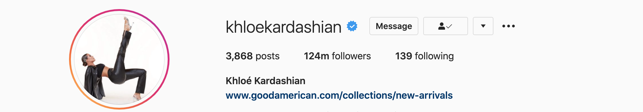 Top Instagram Influencers - KHLOÉ KARDASHIAN