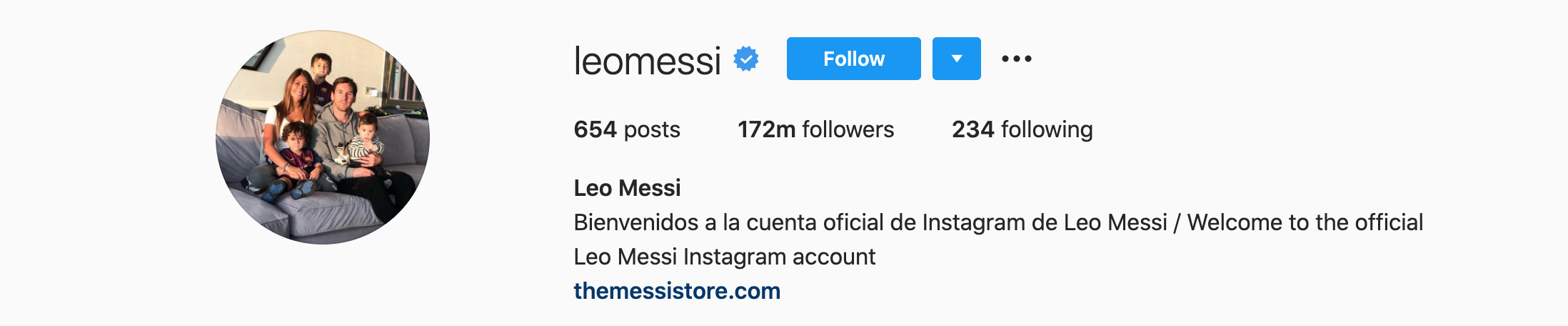 LEO MESSI Top Instagram Influencers - LEO MESSI