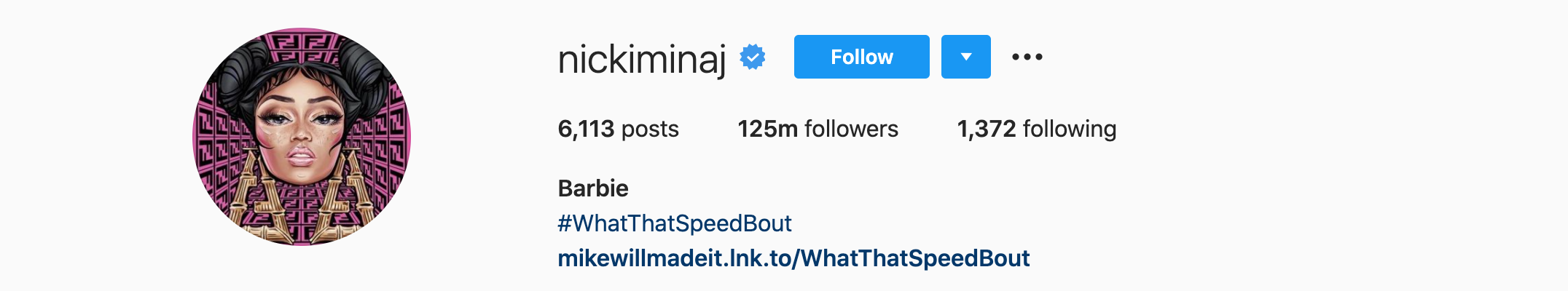NICKI MINAJ Top Instagram Influencers - NICKI MINAJ