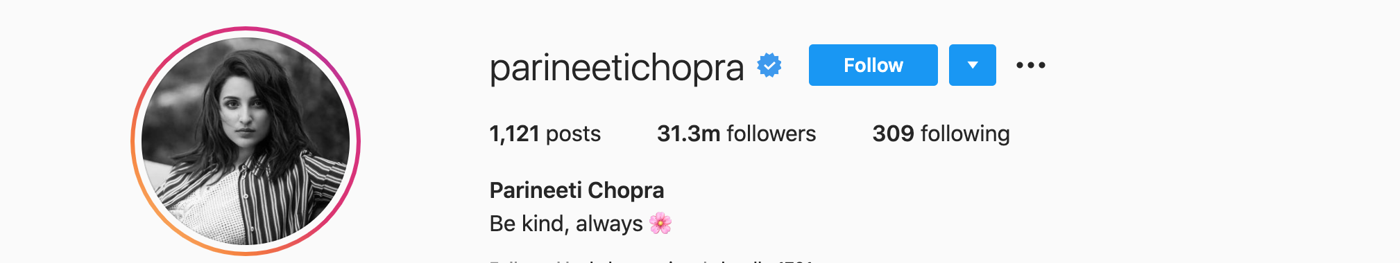 Parineeti Chopra Top Instagram Influencers - PARINEETI CHOPRA