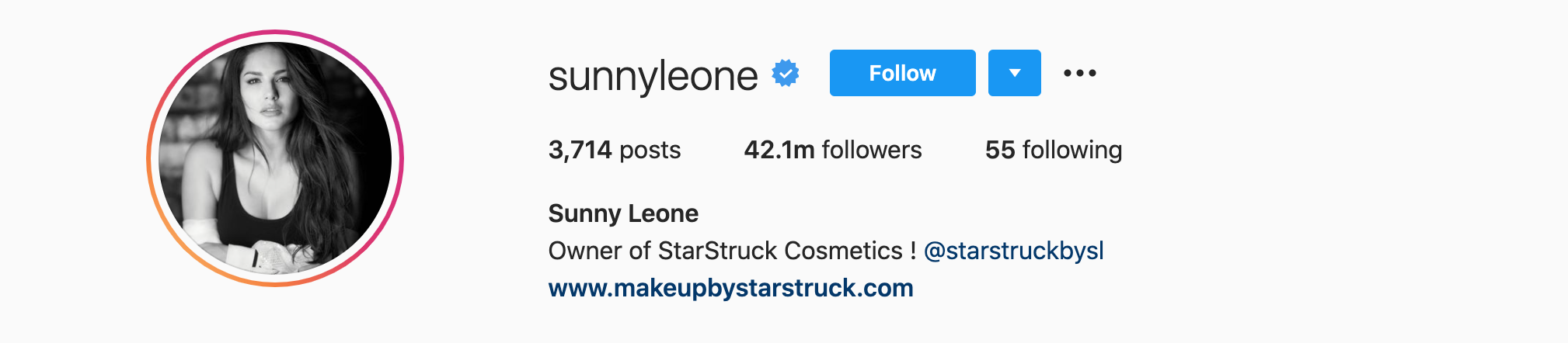 SUNNY LEONE Top Instagram Influencers - SUNNY LEONE