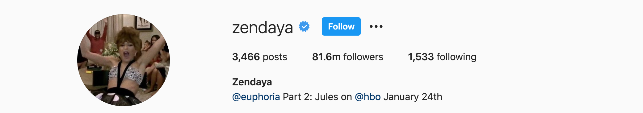 Zendaya Top Instagram Influencers - ZENDAYA