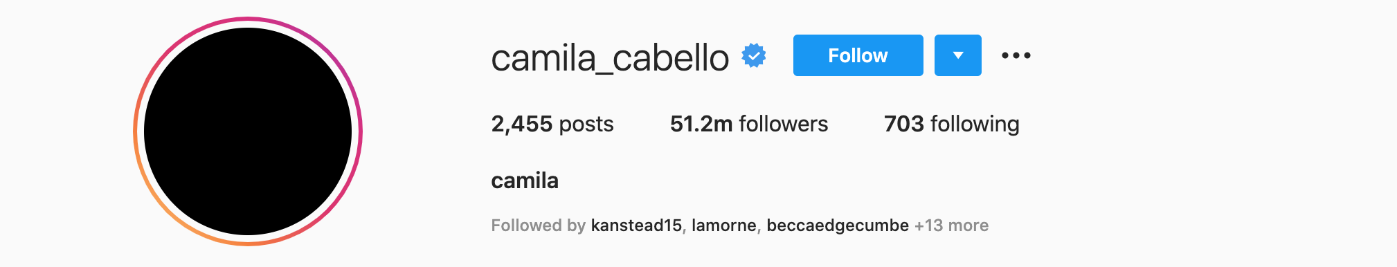 camila cabello Top Instagram Influencers - CAMILA CABELLO