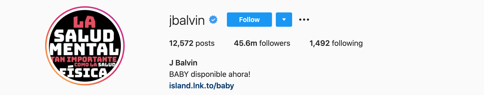 j balvin Top Instagram Influencers - J BALVIN
